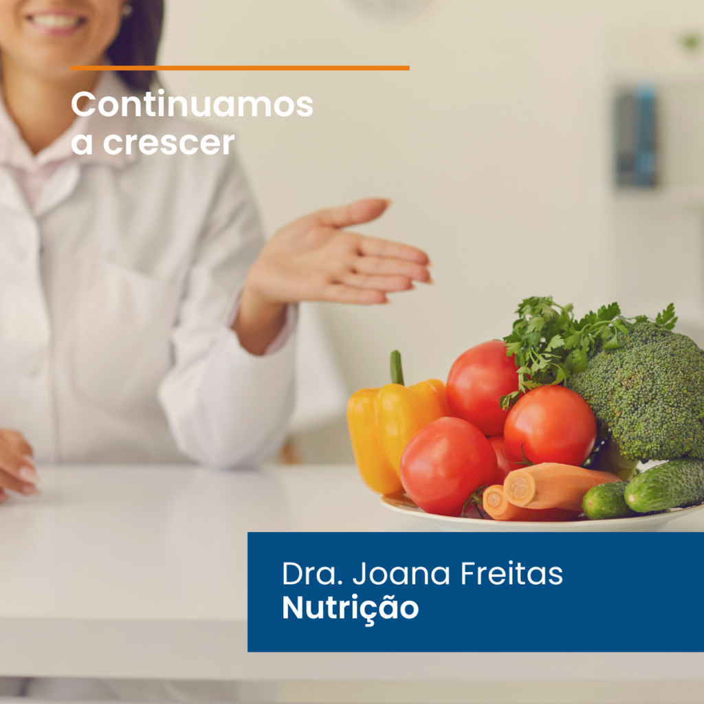 Dra. Joana Freitas, Nutrição
